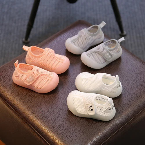 Breathable Mesh Baby Shoes Non-Slip Soft Sole Casual Boys And Girls Sports Shoes main image 1