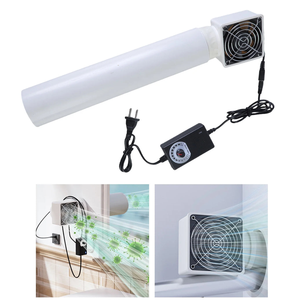 12V Wall Mounted Exhaust Fan Low Noise Extractor for Kitchen Bathroom