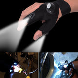 New Black Outdoor LED Flashing Gloves