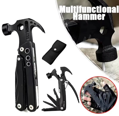 Portable Stainless Steel Multifunction EDC Folding Knife with Plier
