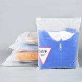 Ziplock Storage Bag For Underwear Clothes Shoe, Waterproof Transparent Plastic bag