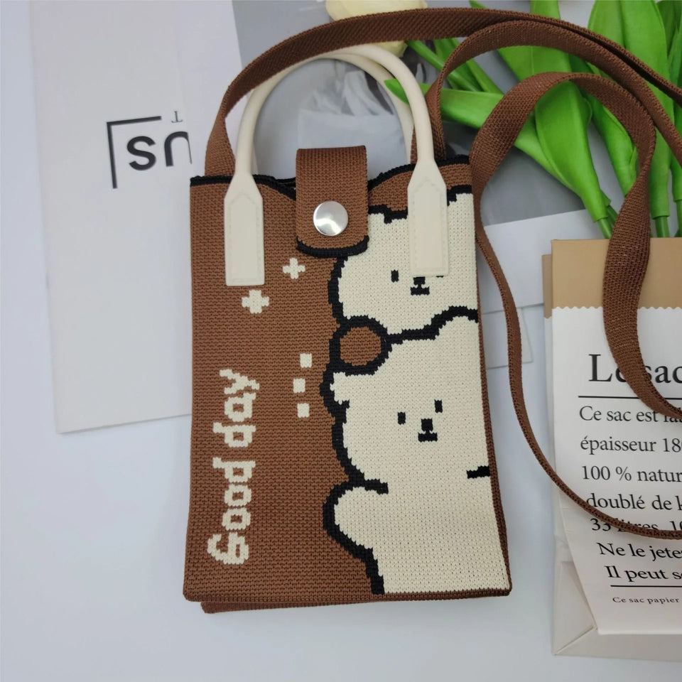 Korean Crossbody Single Shoulder Sling Phone Bag