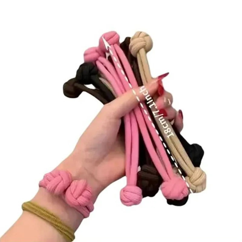 Elastic Double Knot Ponytail Scrunchie