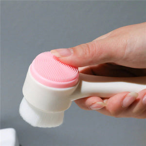 3D Double-Sided Face Cleansing Massage Brush