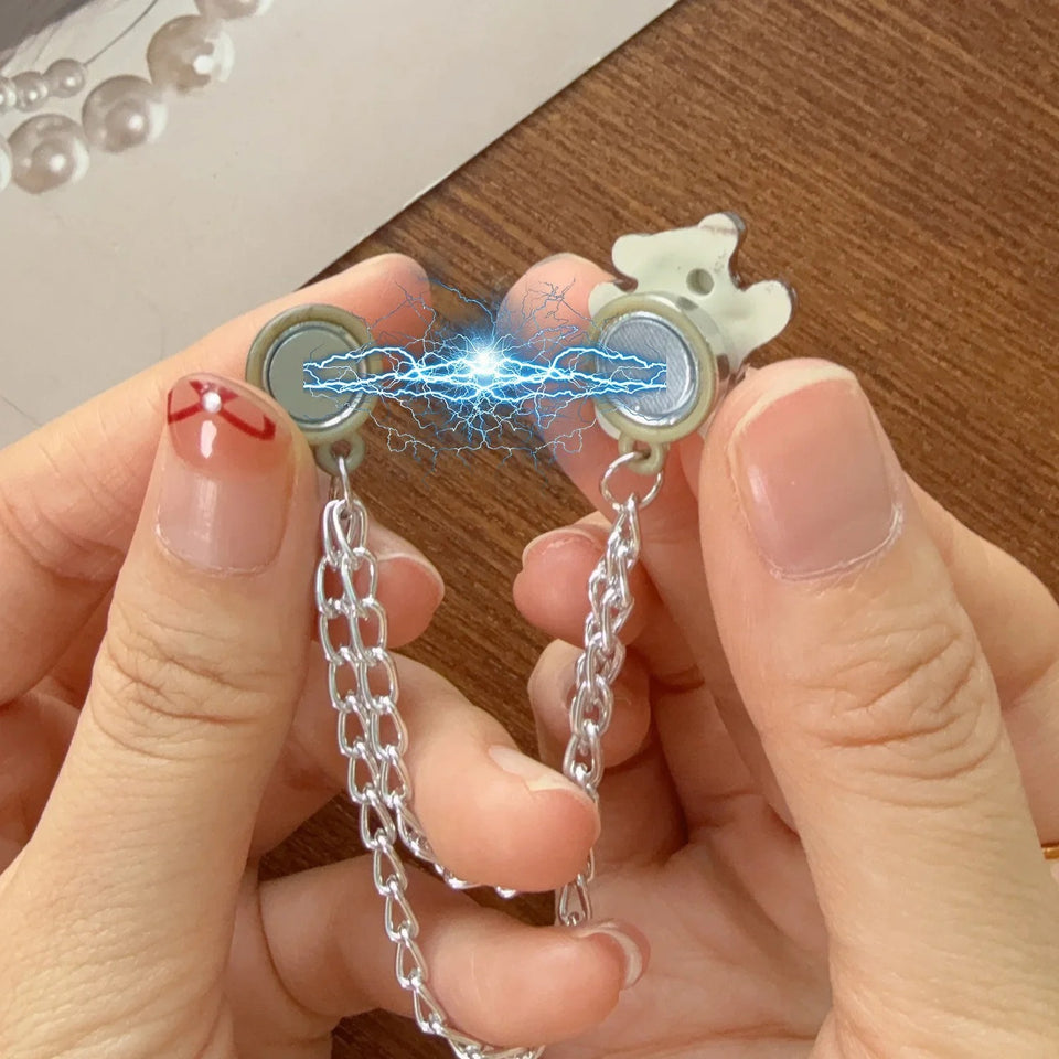 Chain Roll Up Pants & Trouser Length Adjusting Magnetic Buckle Clips