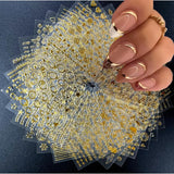 30PCS  Nail Stickers, 3D Self-Adhesive Nail Decals