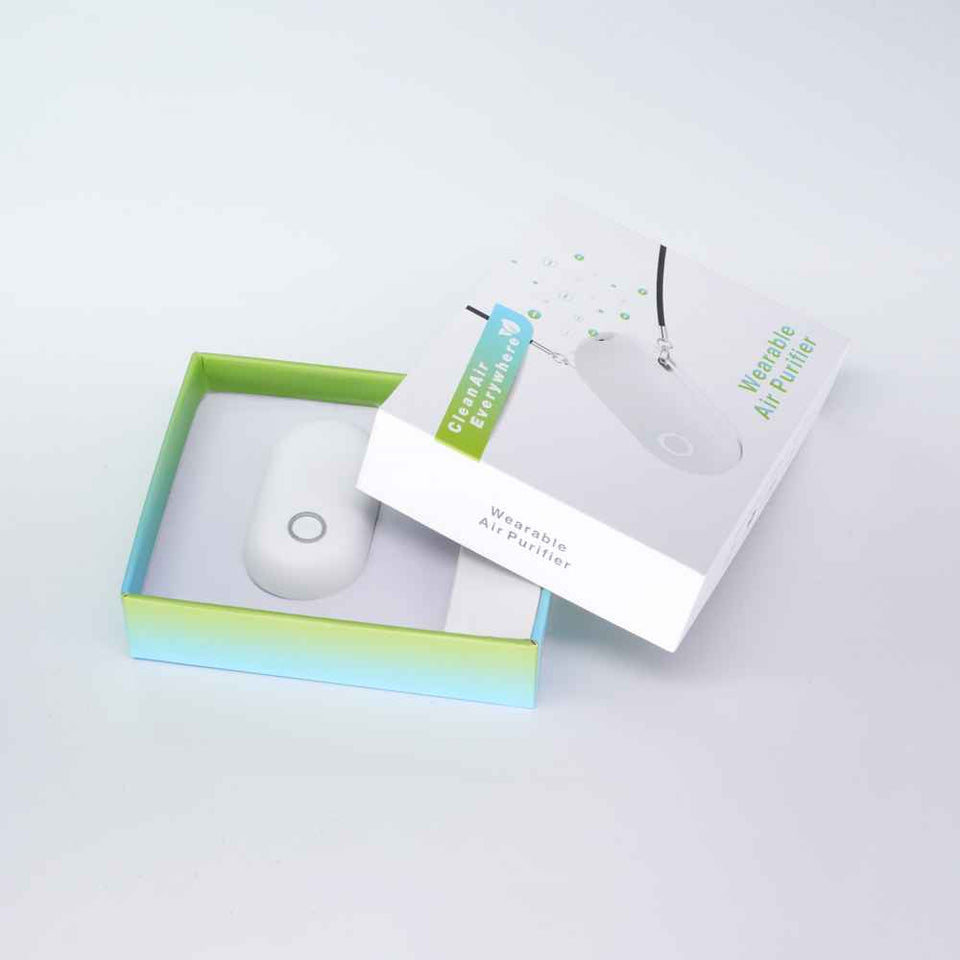 Compact Necklace Air Purifier Device