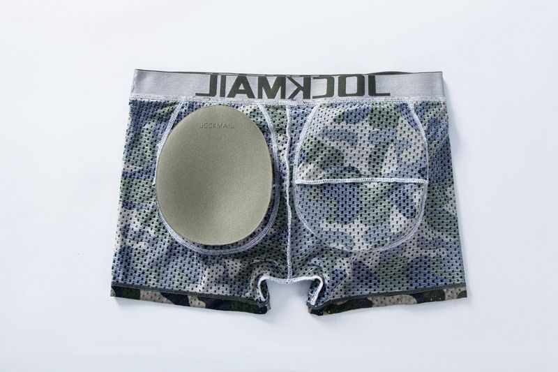Breathable Men's Boxers With Removable Padded