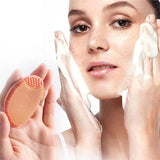 Soft Silicone Facial Cleansing Brush For Makeup Removing ( Pack of 2)