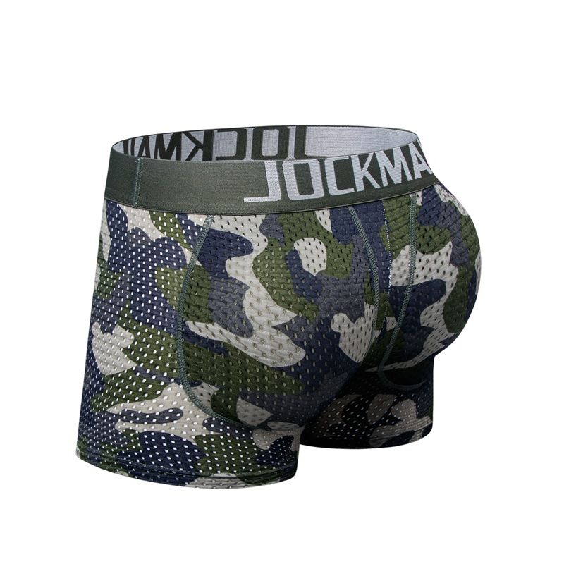 Breathable Men's Boxers With Removable Padded