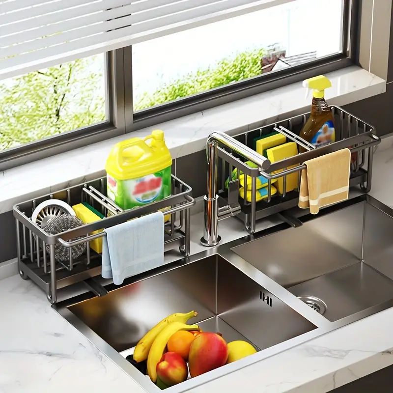 Stainless Steel Sink Drain Tray Rack