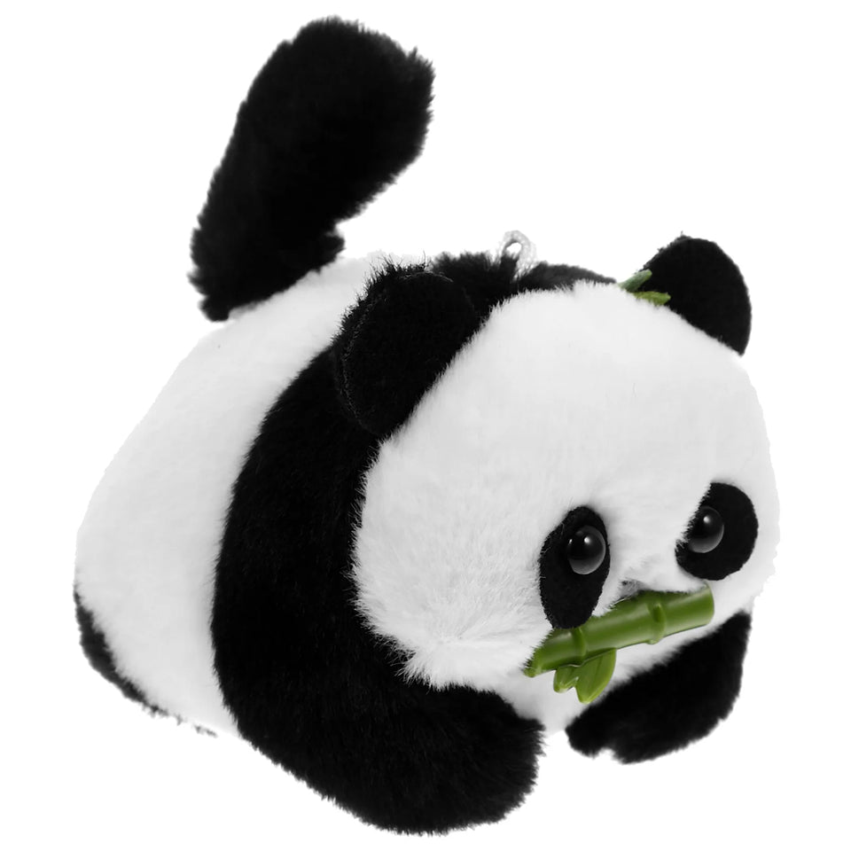 Cute Panda Plush Stuffed Animal Key Fob Hanging Ornament Toys