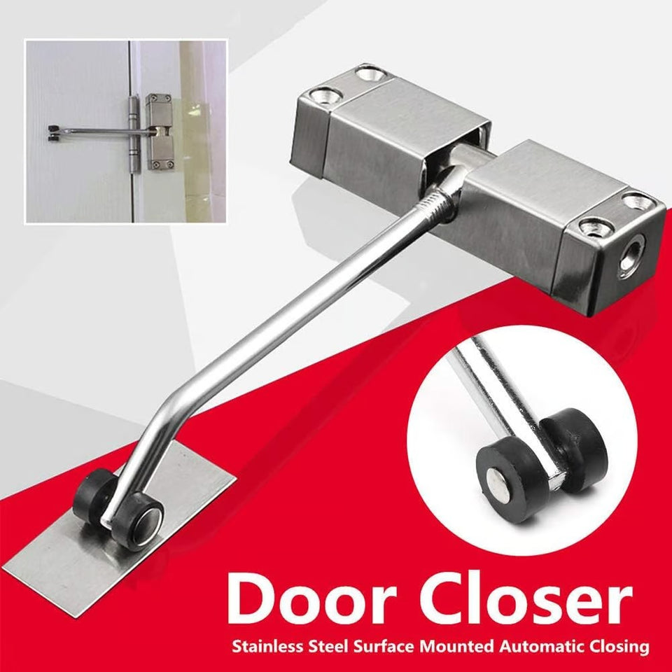 Stainless Steel Adjustable Automatic Door Closer