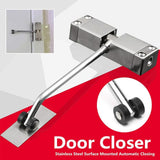 Stainless Steel Adjustable Automatic Door Closer