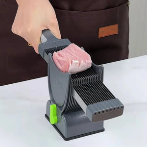 Multi-functional meat slicer