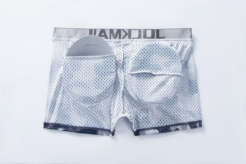 Breathable Men's Boxers With Removable Padded