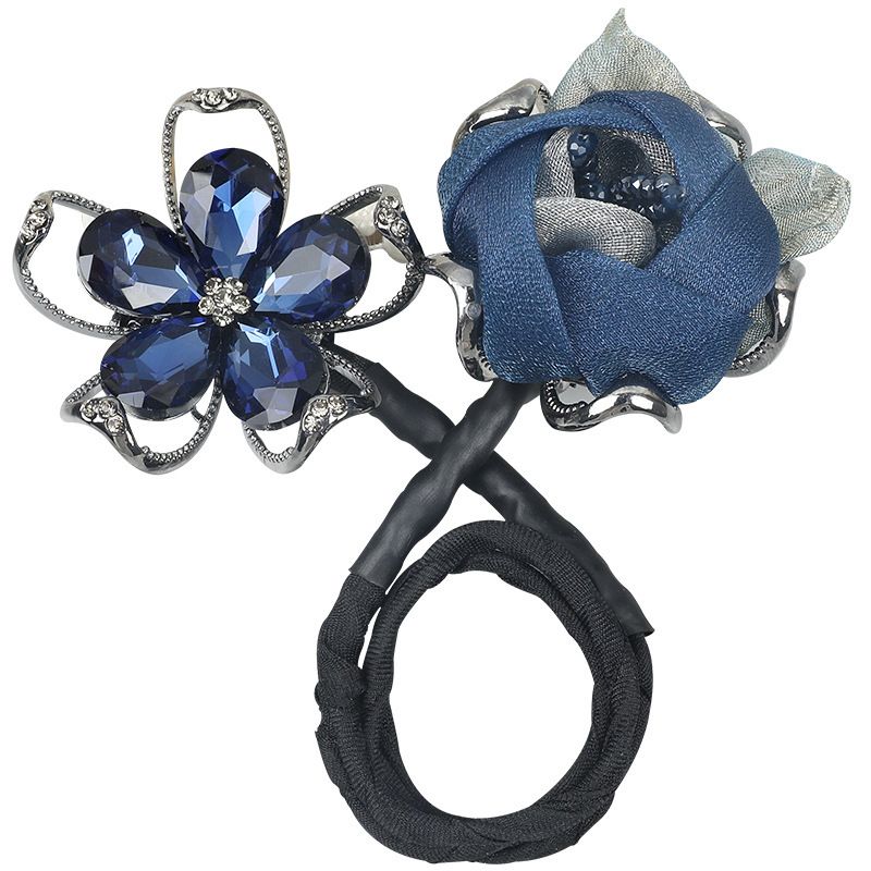 Rhinester Butterfly Hair Twist Bun Maker