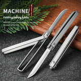 2 In 1 Mini Folding Knife, Rotatable Window Breaker