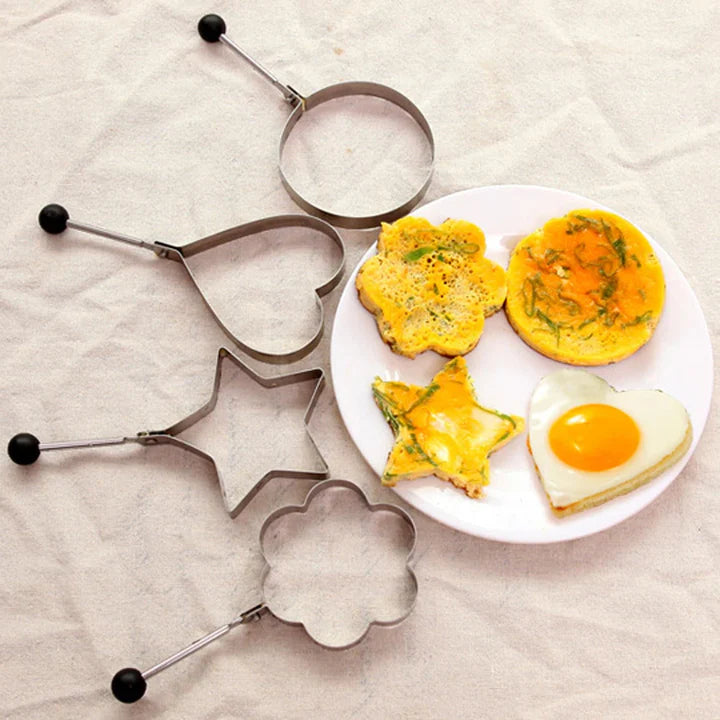 Stainless Steel Mini Egg Shaper(set of 4)