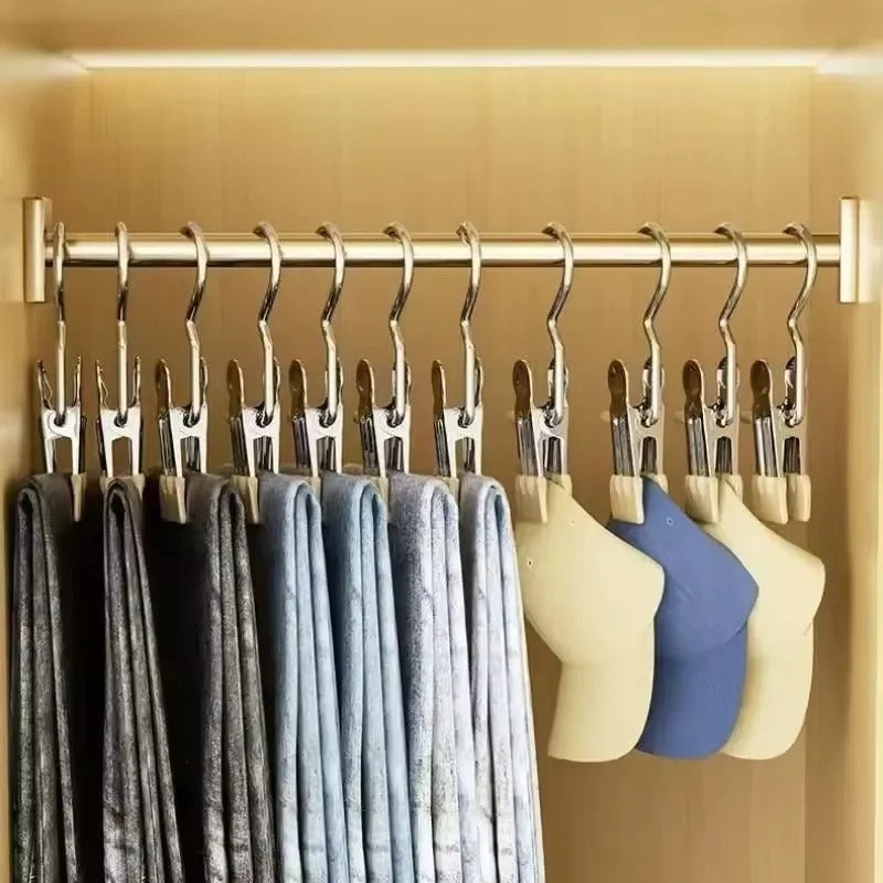Hangers with Clips Portable Hangers Suitable for clothes storage