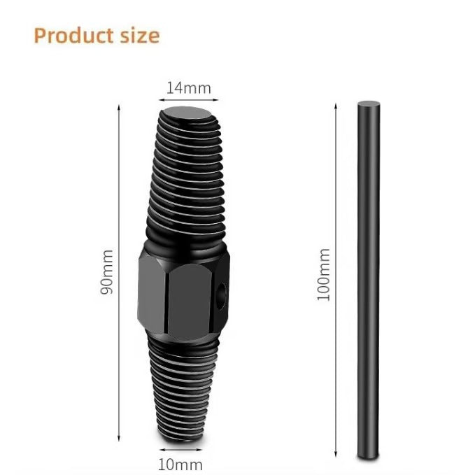 Damaged Screw Extractor Double Head Broken Screw Extractor