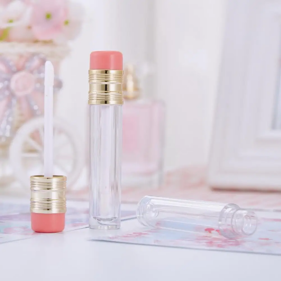 Lip Gloss Bottle Mini Size Lipstick Container (Pack of 3)