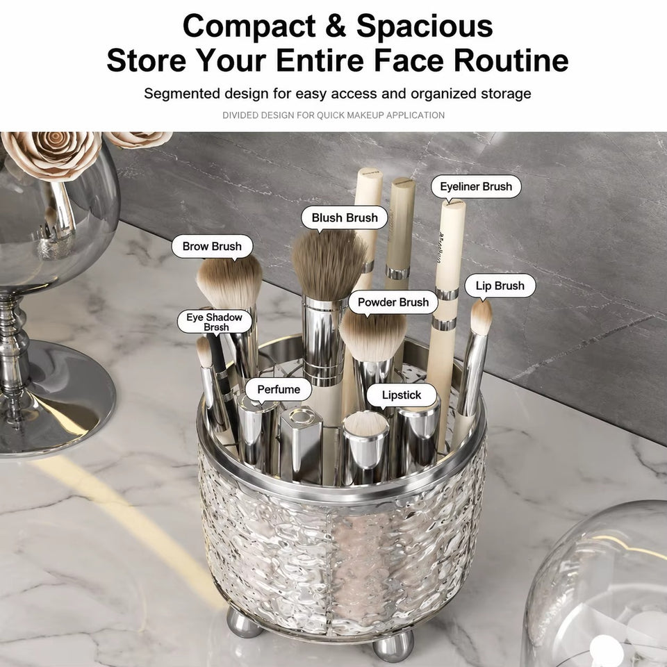 Fancy 360° Rotating Portable Cosmetic Organizer for Vanity
