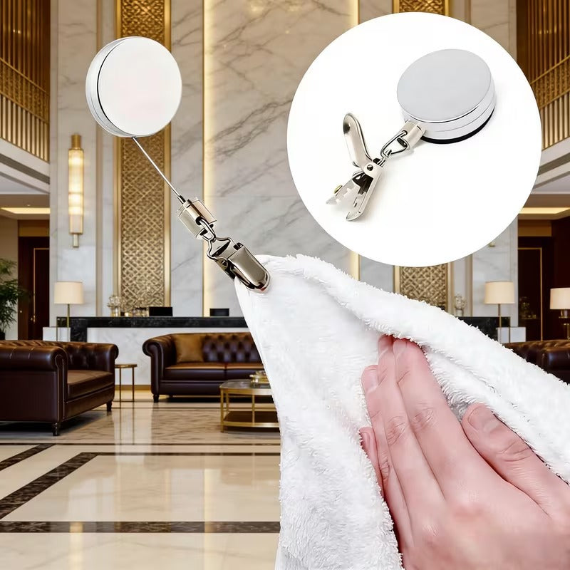 Wall Mounted Extendable Towel Rack Hook
