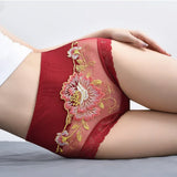 High Waist Premium Lace Embroidered Panties