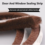 Self-adhesive Wool Sealing Strip, Aluminum Alloy Door And Window Insulation