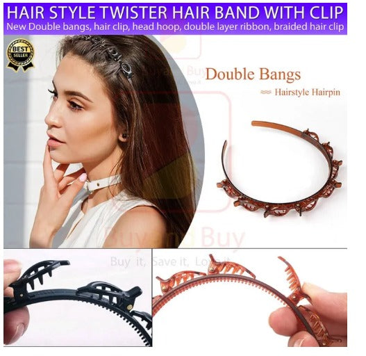 Double Bangs Hairstyle Hairclip
