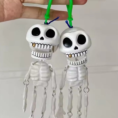 Halloween Skeleton Keychain with Moving Joints