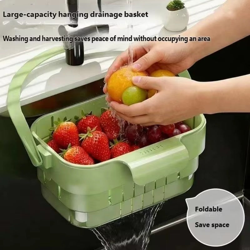 Space-Saving Foldable Expandable Sink Strainer