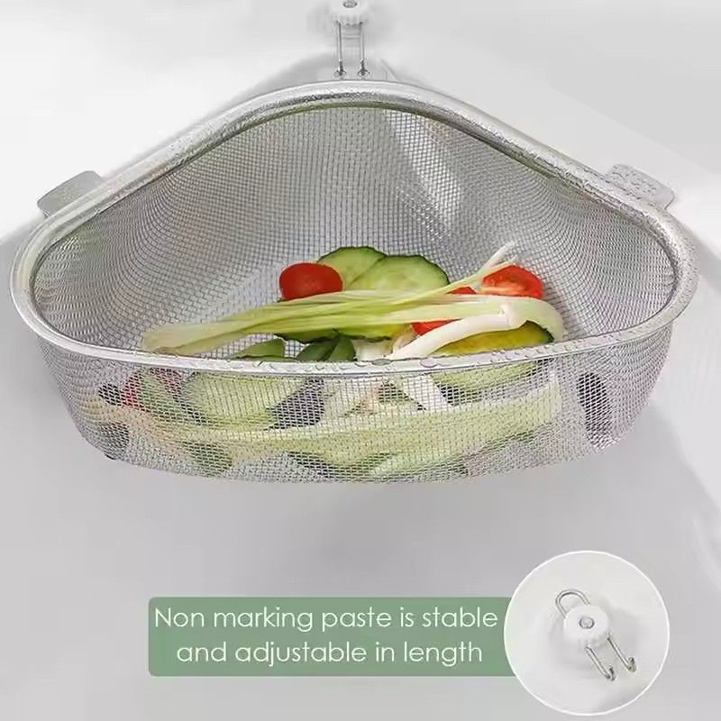 Multifunctional Stainless Steel Kitchen Sink Drain Basket