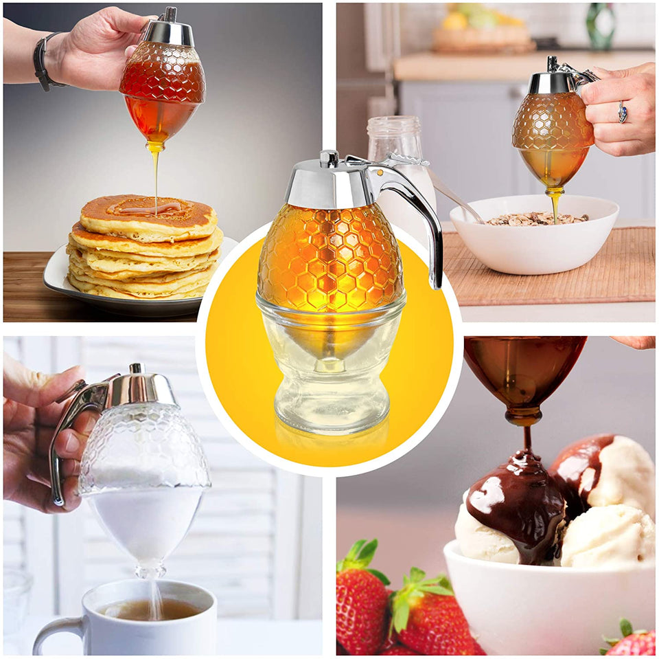 Honey Pot | Liquid Juice | syrup Dispenser