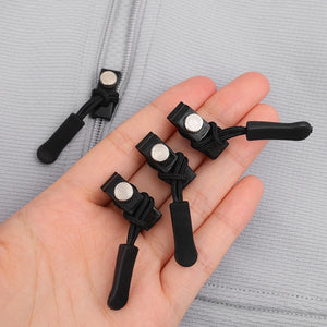 6&12Pcs/Set Metal Zipper Slider Puller Detachable Instant Repair Kit