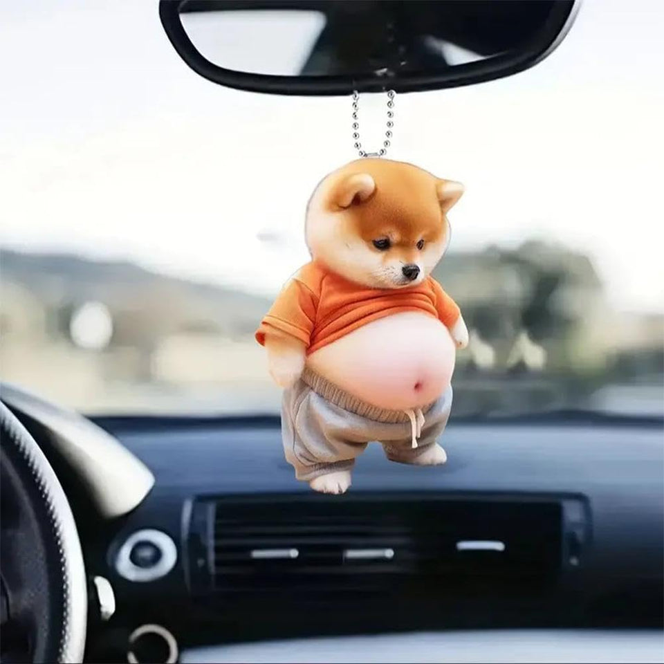 Decorative 3D Stickers for Kids Dog Squeeze Belly Decals