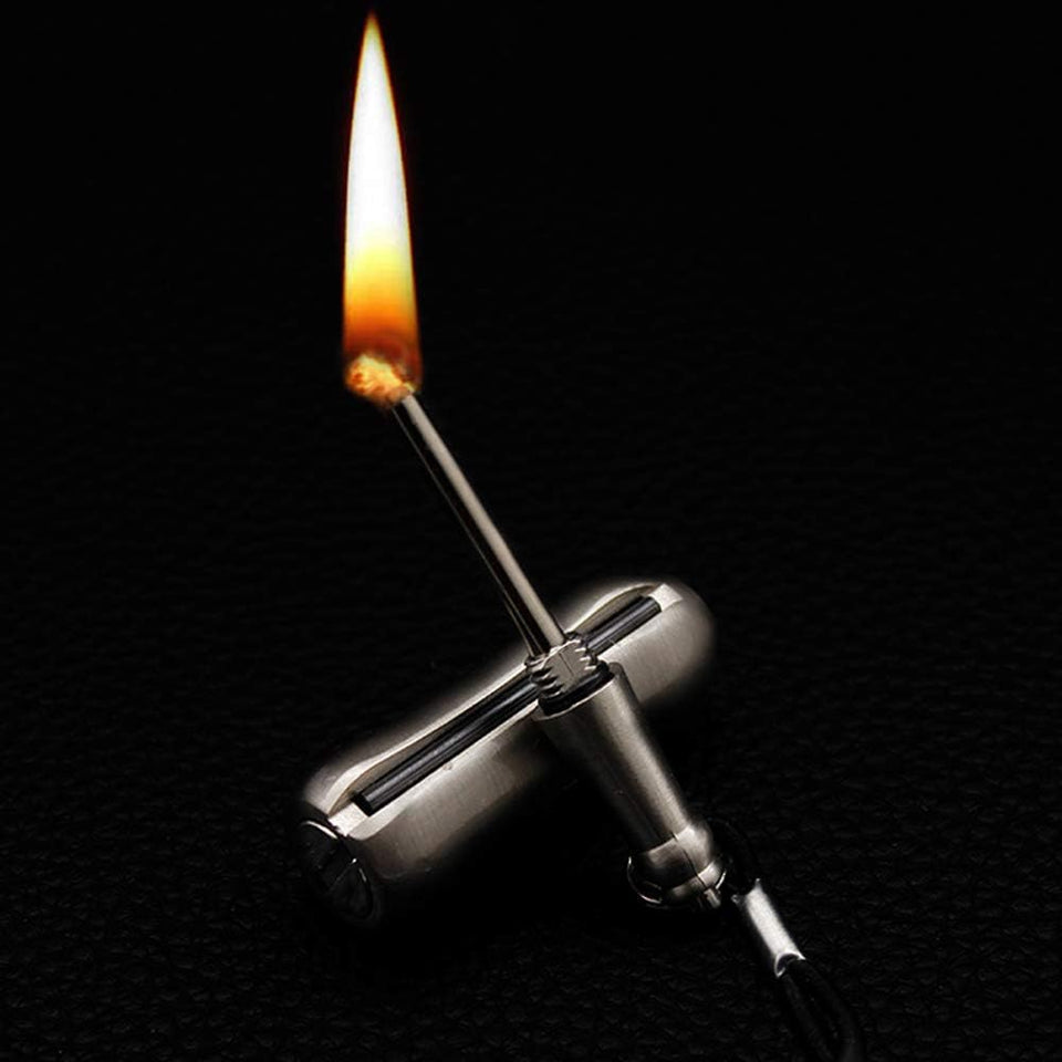 Portable Waterproof  match stick keychain