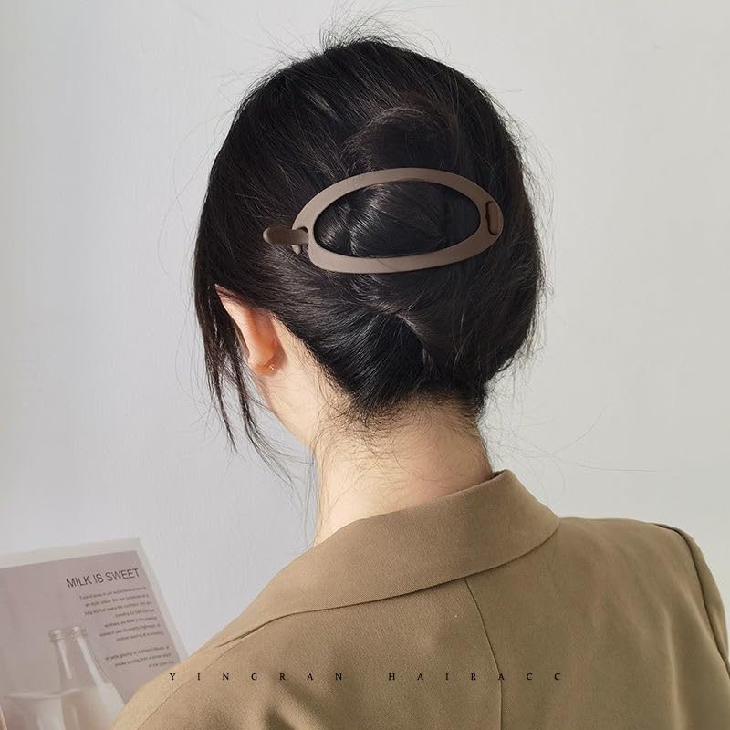 4 Pcs ellipsoid Hair Clips