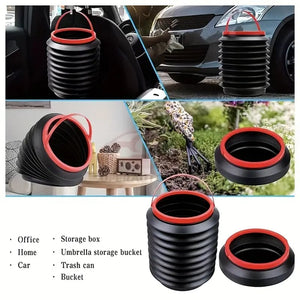 PORTABLE FOLDABLE CAR TRASH BIN CAN