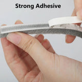 Self-adhesive Wool Sealing Strip, Aluminum Alloy Door And Window Insulation