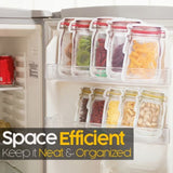 Reusable Mason Bottle Ziplock Bags