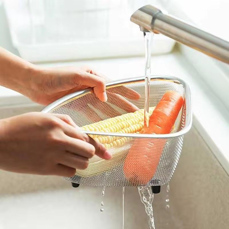Multifunctional Stainless Steel Kitchen Sink Drain Basket