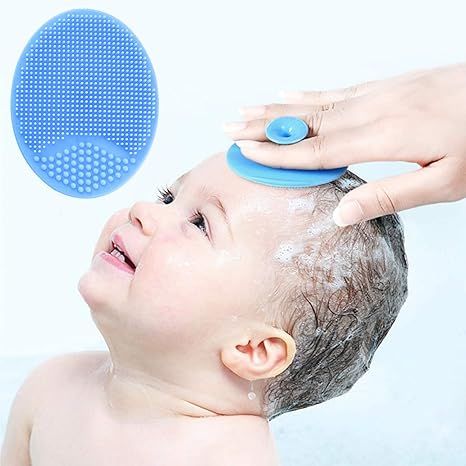 Silicone Baby Shampoo Brush for Bath ( Pack of 2)