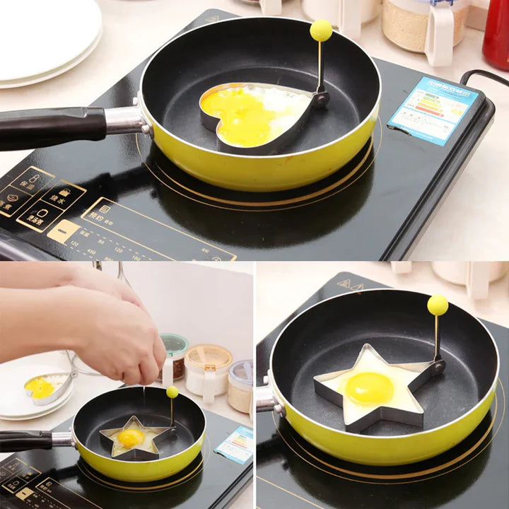 Stainless Steel Mini Egg Shaper(set of 4)