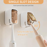 Wall Mounted Toothbrush Holder