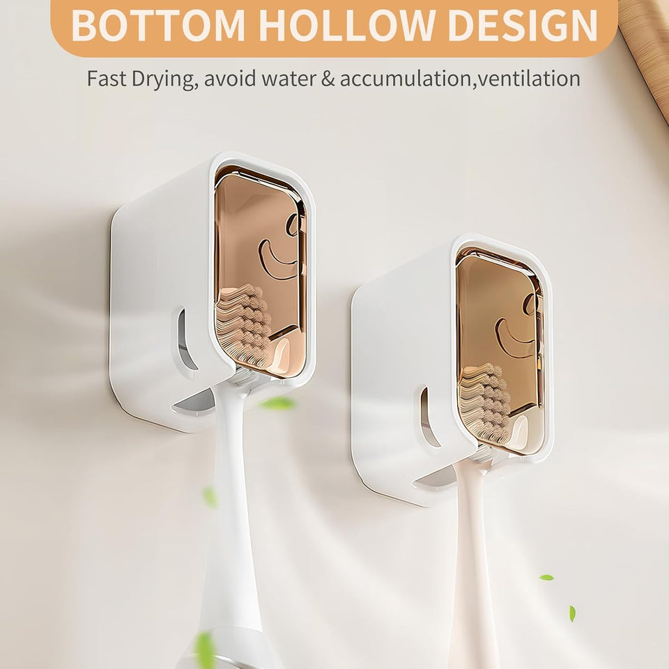 Wall Mounted Toothbrush Holder