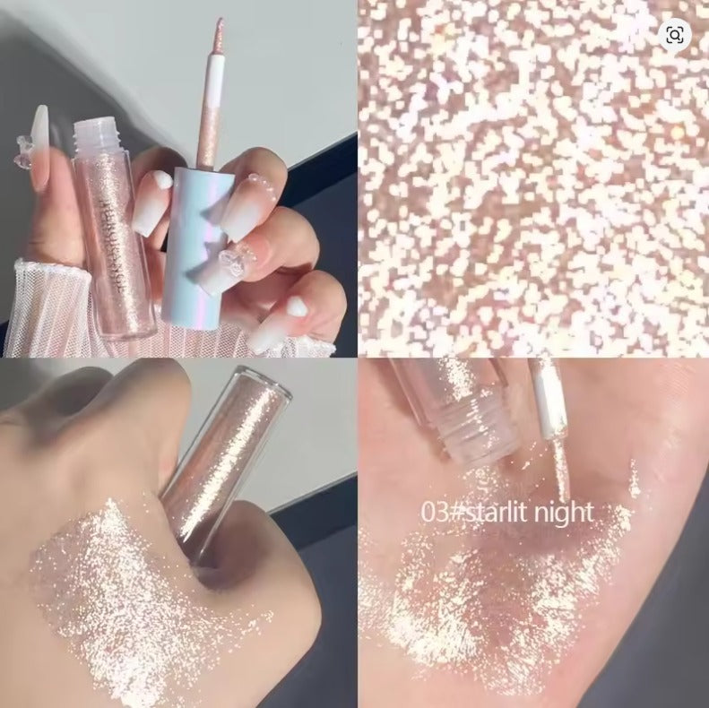 Gold Shimmer Liquid Eye Shadow
