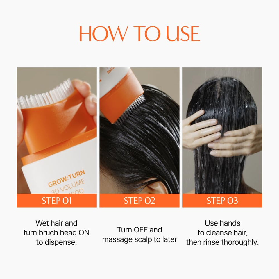 Growturn Ampoule Shampoo Set for Hair Growth and Thinning Hair