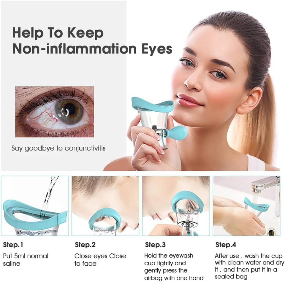 Portable Squeeze Eyewash Cup